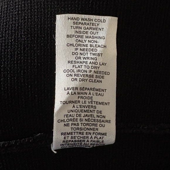 House of Harlow Mock Neck Ribbed Midi Dress Small Black Side Slit Revolve EUC - Picture 6 of 6